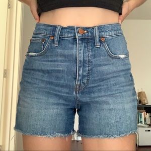 Madwell High Rise Denim Shorts
